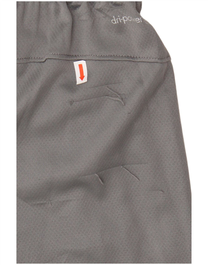 RUSSELL ATHLETIC Pantalones cortos deportivos Dri-Power para hombre Bloque de color gris grande