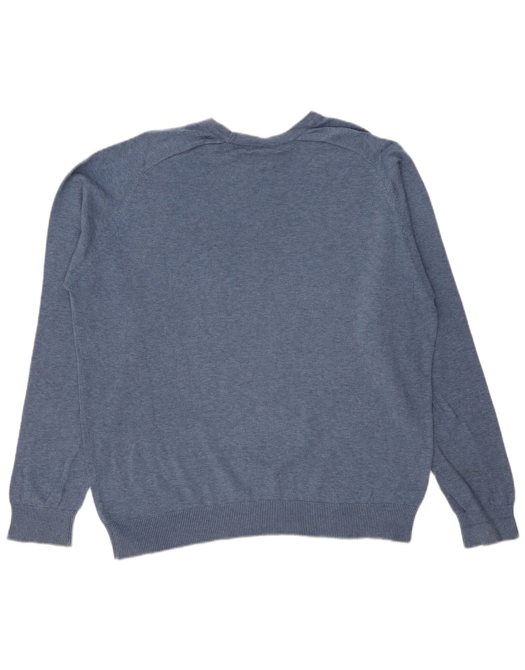 JAMES PRINGLE Jersey de cuello redondo y ajuste relajado para hombre Algodón azul medio