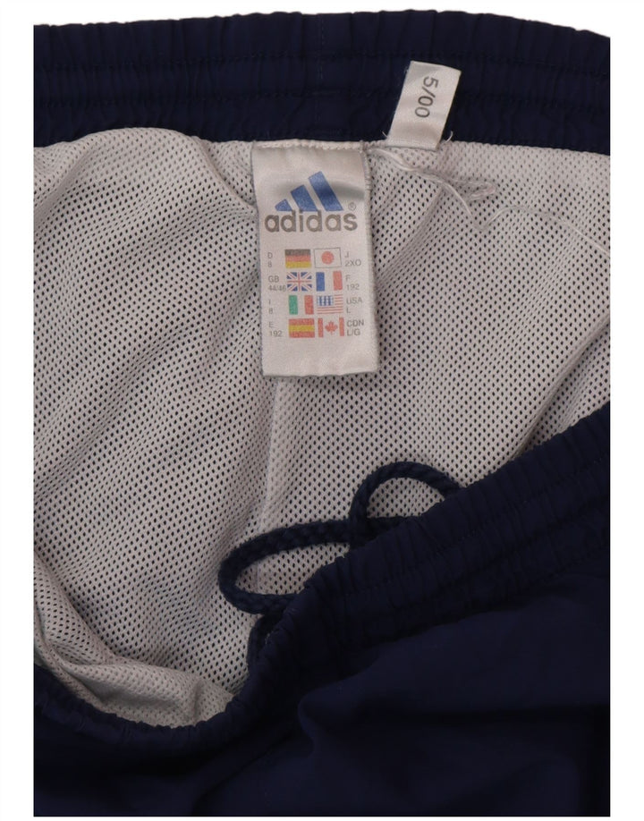 ADIDAS Pantalones de chándal para hombre Joggers UK 44/46 Large Azul marino Poliéster