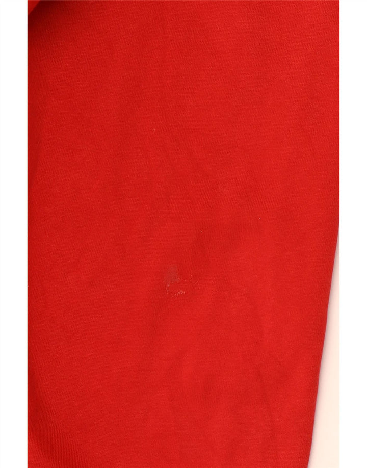 ADIDAS Sudadera con capucha y cremallera para hombre XL Algodón rojo