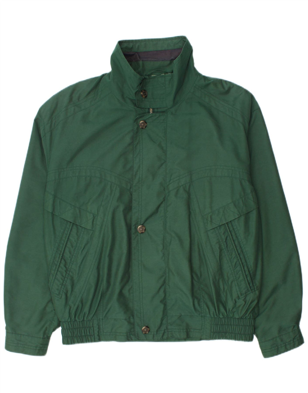 Umberto Rosetti Chaqueta Bomber para Hombre UK 40 Grande Poliéster Verde