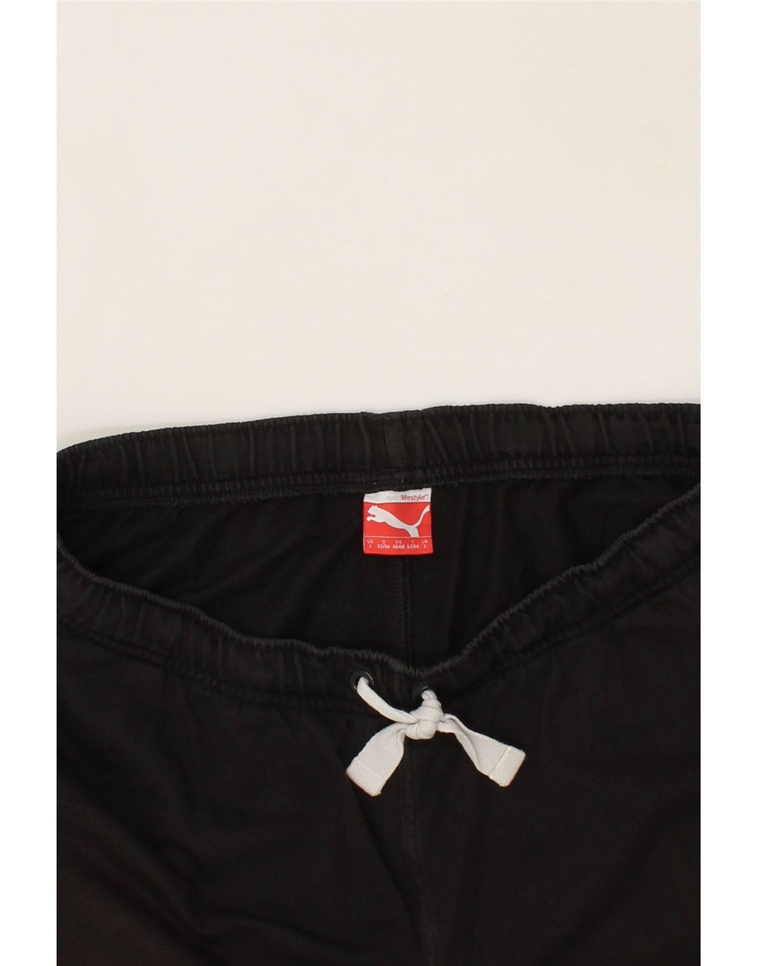 PUMA Mens Graphic Sport Shorts Large  Black Vintage Puma and Second-Hand Puma from Messina Hembry 