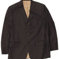 Marks & Spencer Chaqueta tipo blazer de 3 botones para hombre UK 38 Medium Black Pinstripe