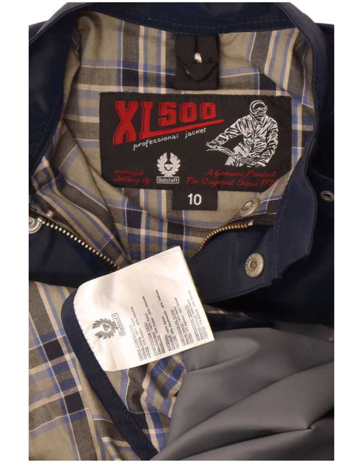 Belstaff Chaqueta Motorstyle Racer para niños 9-10 años Nylon Azul Marino