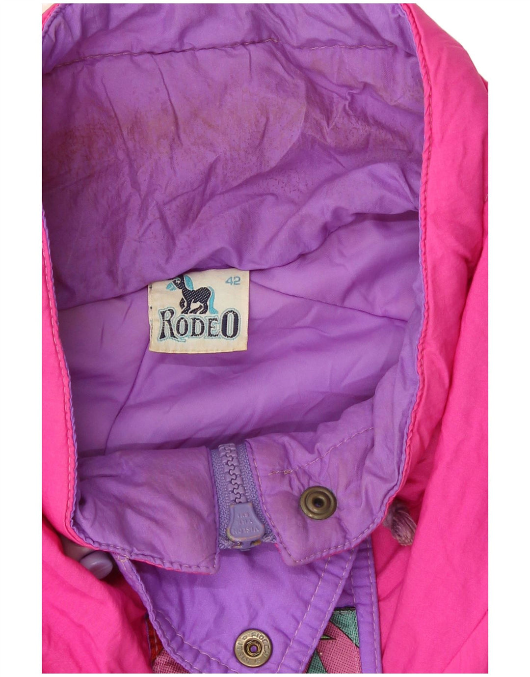 Rodeo Chaqueta de esquí extragrande para mujer EU 42 Large Multicolor Colorblock