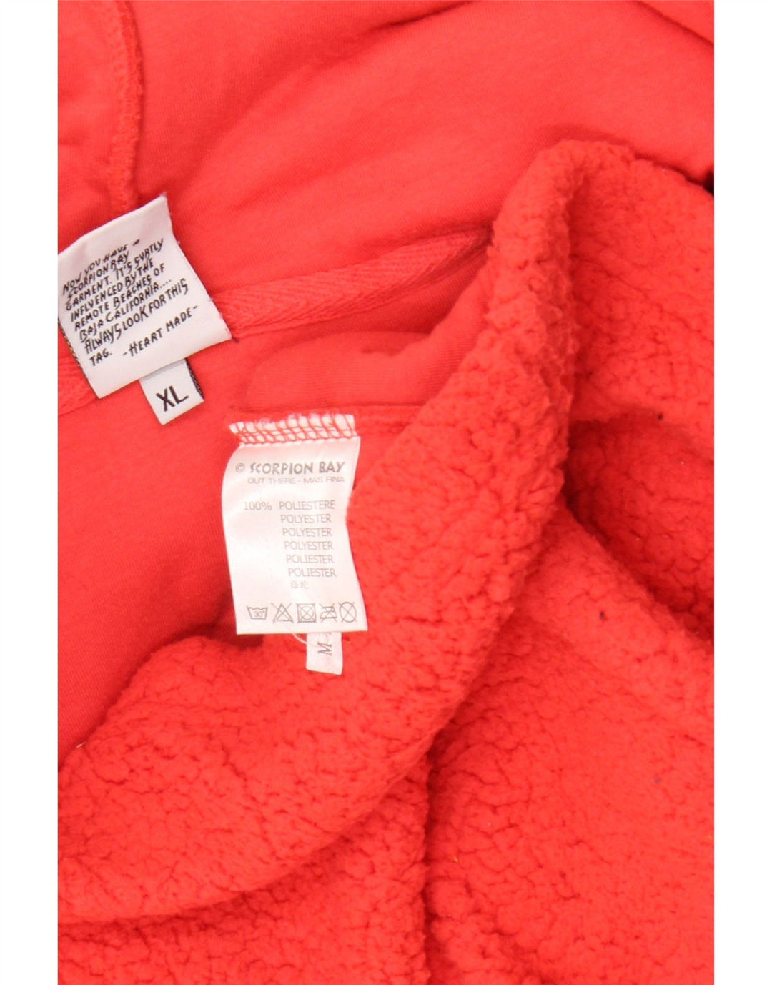 Scorpion Bay Chaqueta Polar con Capucha para Mujer ES 40 XL Poliéster Naranja