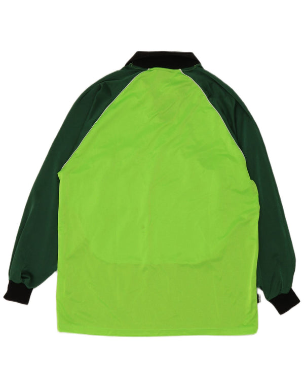 Errea Hombre Top Manga Larga XL Verde Colorblock Poliéster
