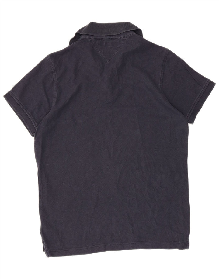 TOMMY HILFIGER Polo ajustado para hombre pequeño azul marino