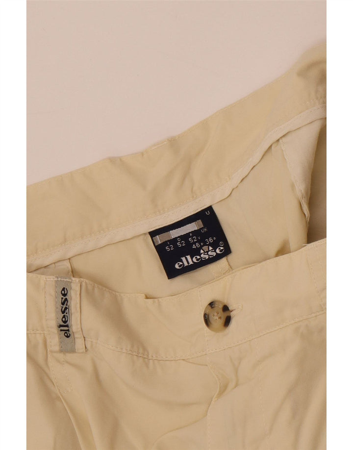 ELLESSE Mens Pegged Chino Shorts W36 Grande Beige