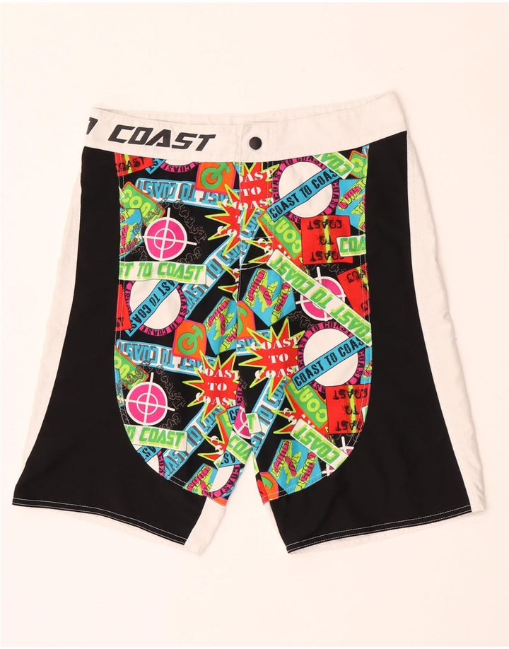 Shorts de baño con estampado gráfico para hombre Coast Poliéster multicolor mediano