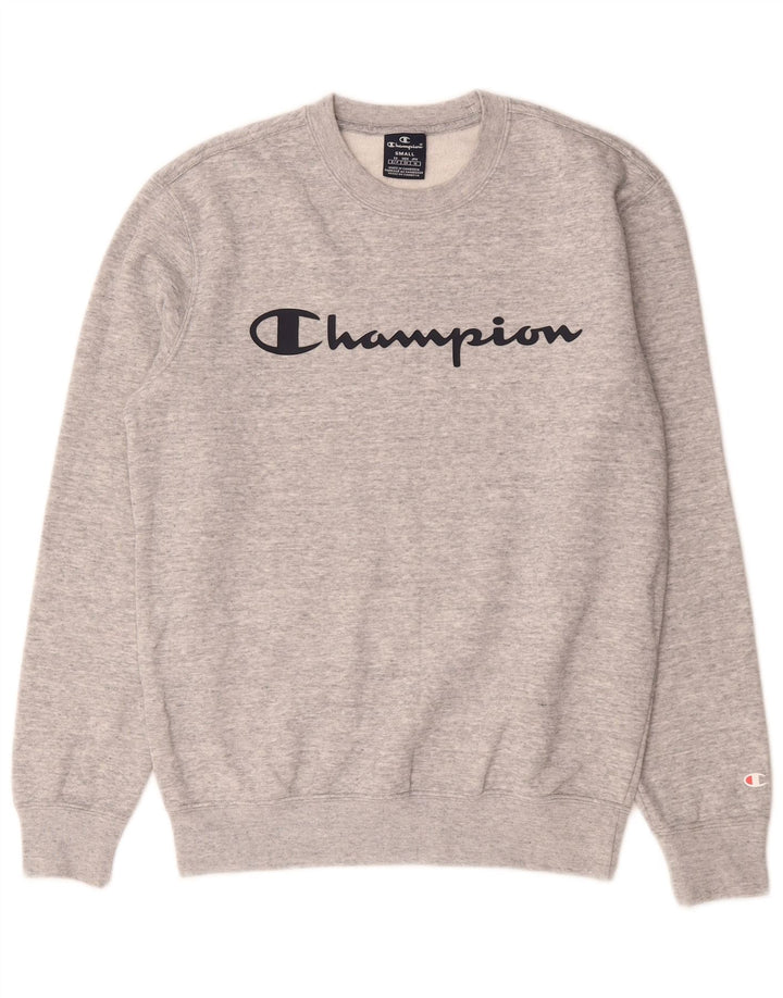 Champion Sudadera Gráfica para Hombre Jersey Pequeño De Algodón Gris
