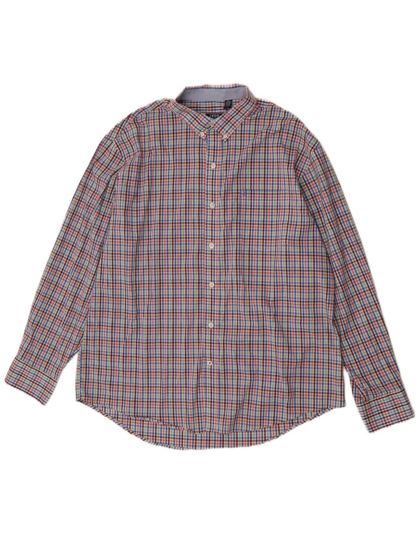Camisa Hombre Izod XL Algodón Vichy Multicolor