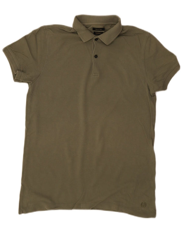 Massimo Dutti Polo Hombre Small Caqui