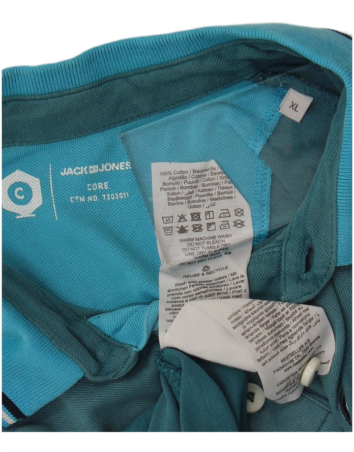 JACK & JONES Polo Hombre XL Algodón Azul