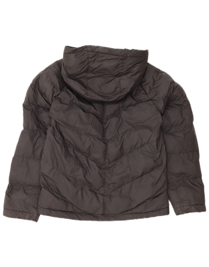 Nike Chaqueta acolchada con capucha para niños 10-11 años Mediana Negro Poliéster