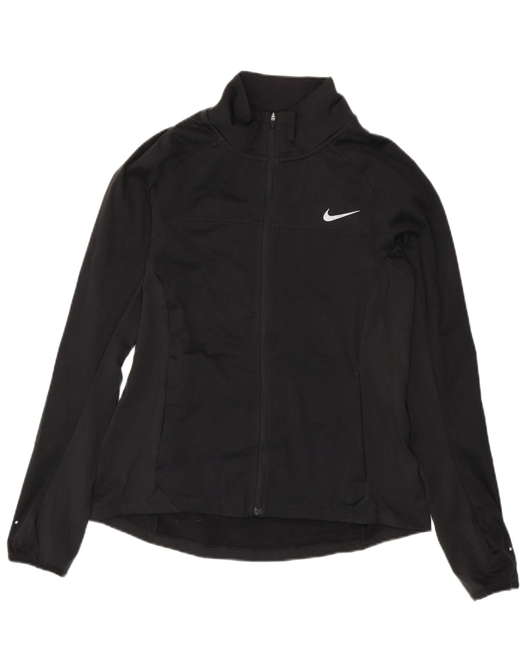 NIKE Chaqueta de chándal para mujer UK 40 Mediana Poliéster negro