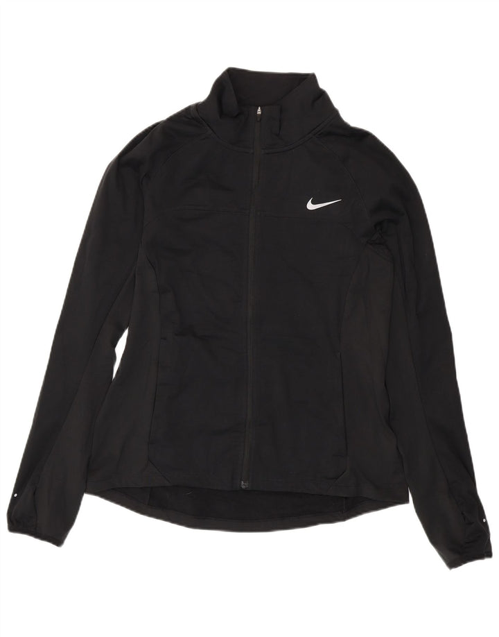 NIKE Chaqueta de chándal para mujer UK 40 Mediana Poliéster negro