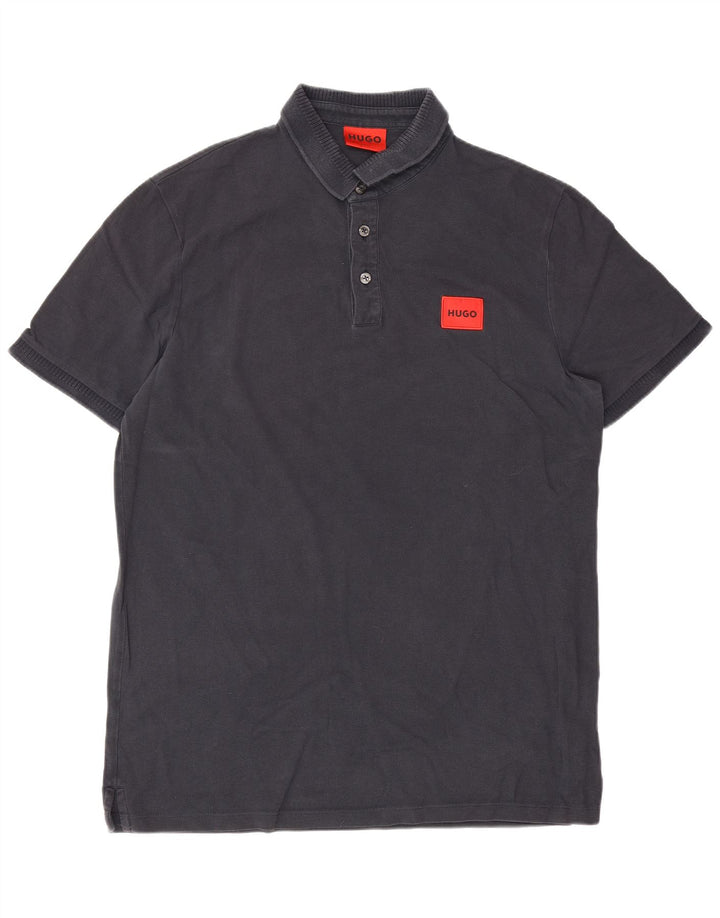 Polo Hugo Boss Hombre Grande Azul Marino Algodón