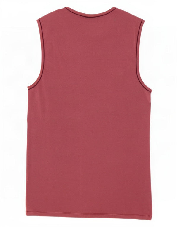 Fila Mujer Chaleco Top UK 8 Small Borgoña