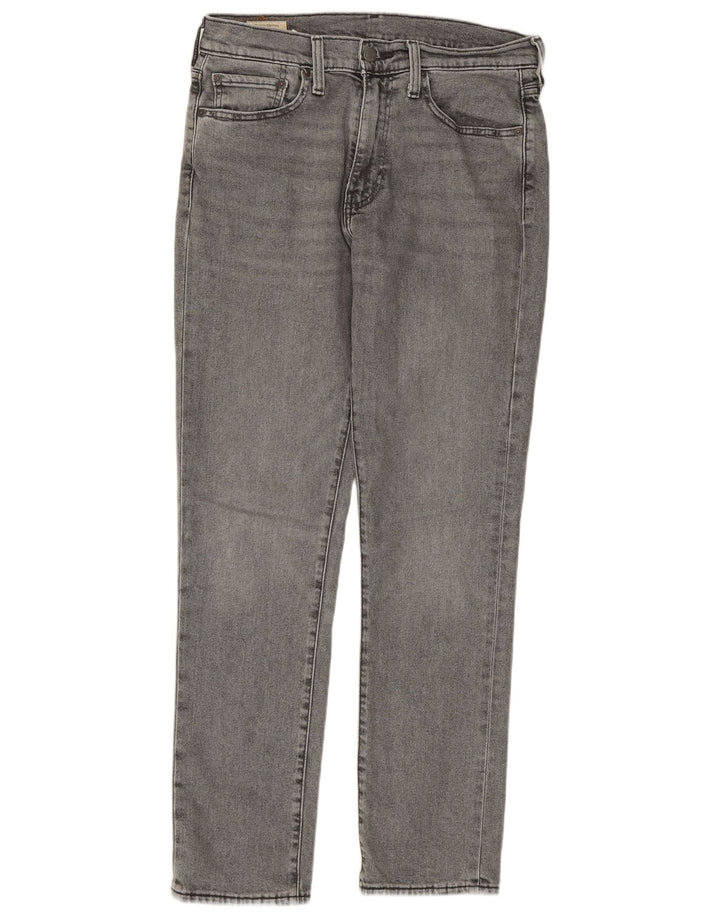 Levi's Hombre 511 Slim Jeans W32 L30 Algodón Gris