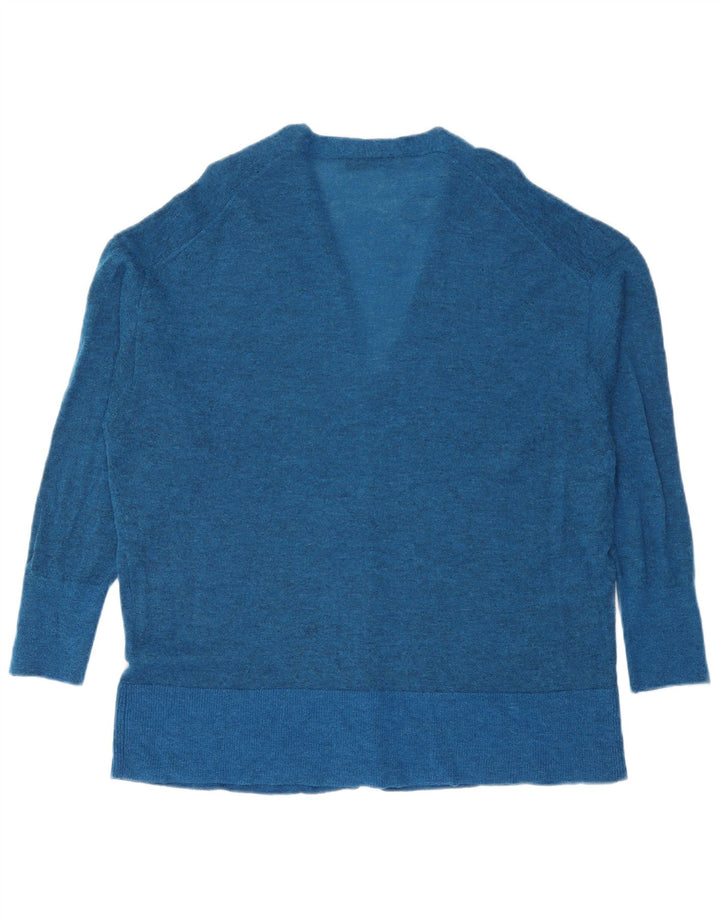 Zara Mujer Suéter Cárdigan Extragrande UK 10 Small Azul