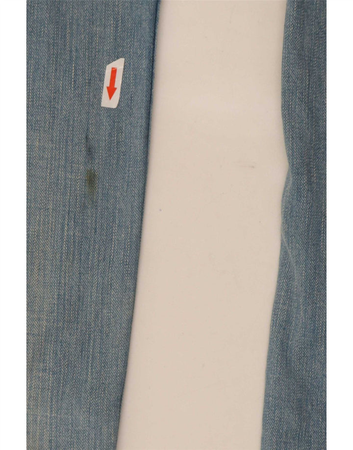 Lee Mens Peto Jeans Pequeño W32 L30 Algodón Azul