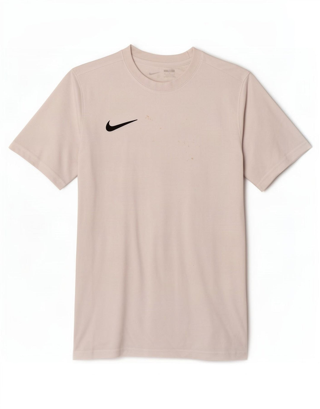 Camiseta Nike Dri Fit Slim para hombre, poliéster blanco mediano