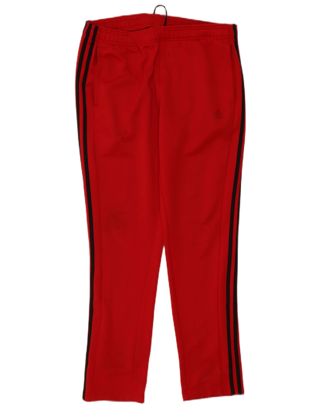 Adidas Pantalones de chándal para hombre UK 44/46 Large Rojo Poliéster