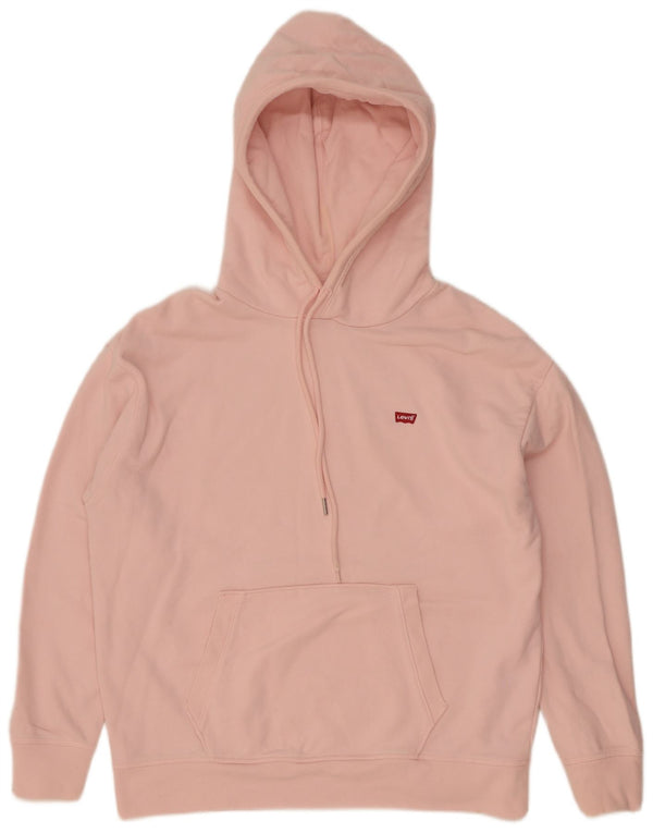 Levi's Sudadera con capucha para mujer UK 46 Large Pink Cotton