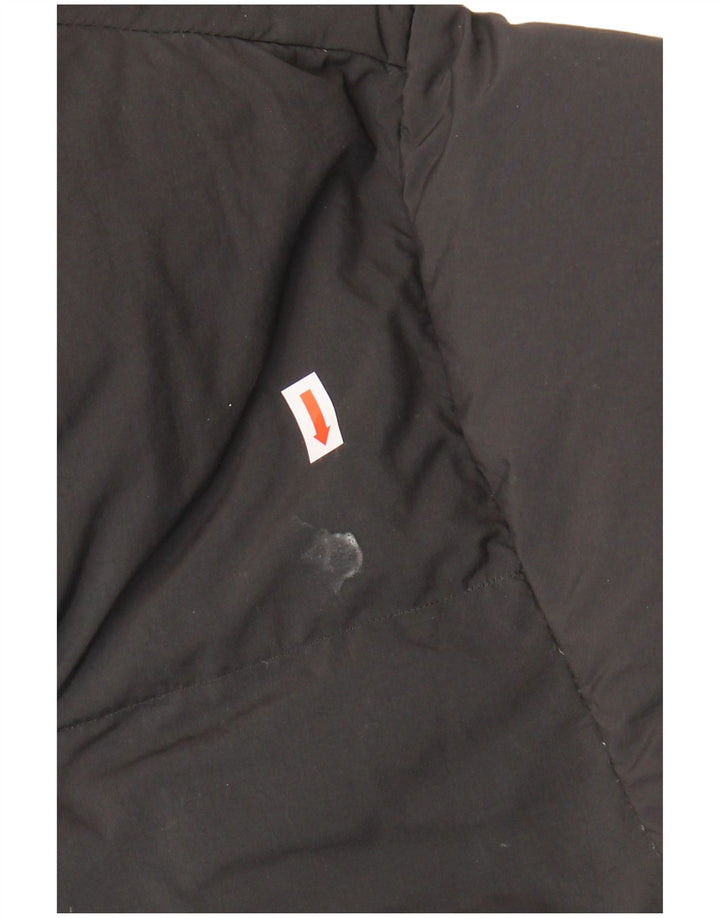 Adidas Abrigo acolchado con capucha para hombre UK 38 Poliamida gris medio