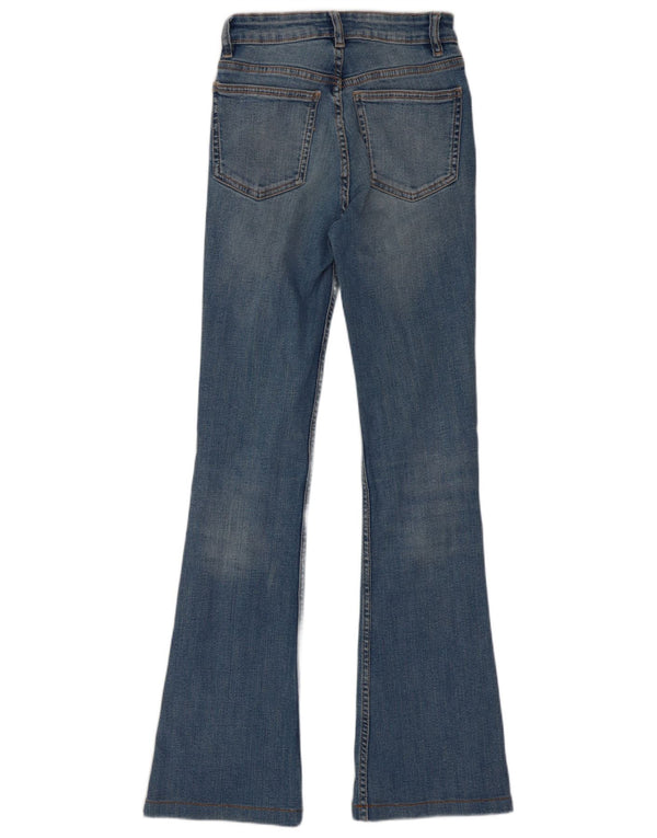 Zara Vaqueros Acampanados Mujer EU 34 2XS W24 L30 Azul