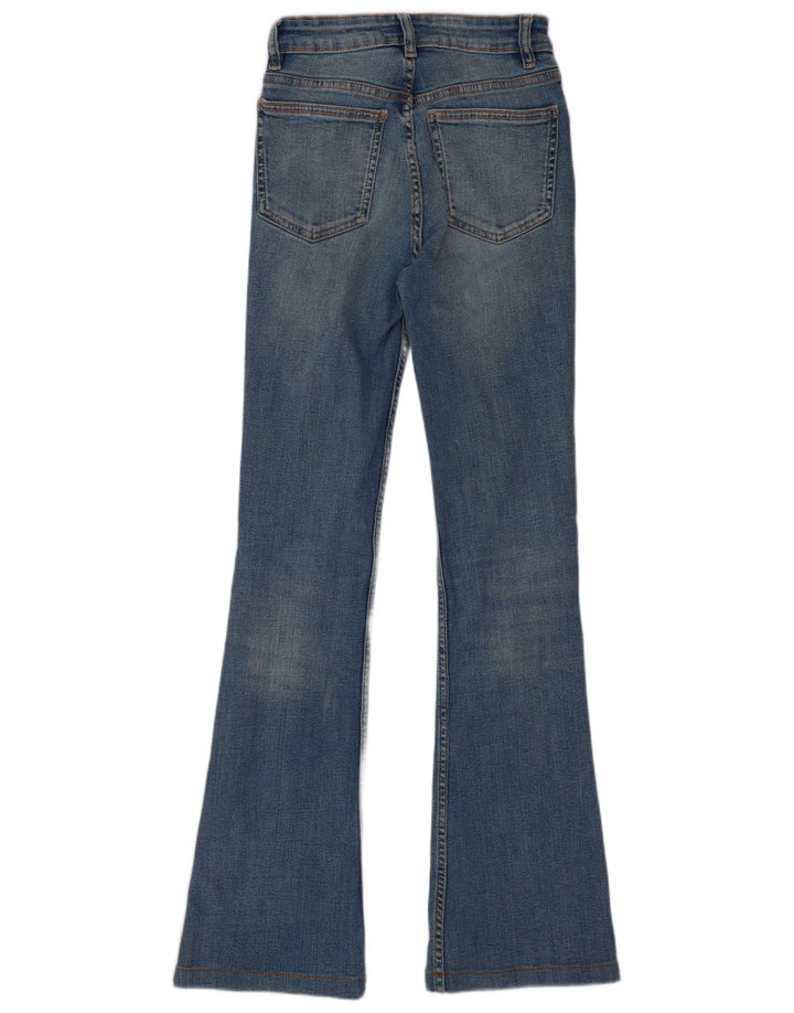 Zara Vaqueros Acampanados Mujer EU 34 2XS W24 L30 Azul