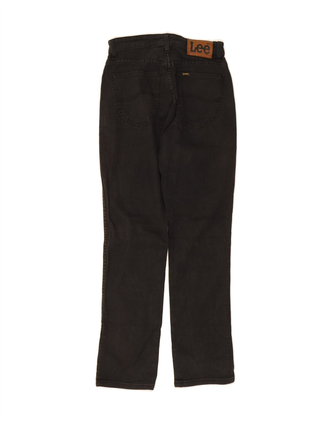 LEE Womens Straight Jeans W27 L28 Black Cotton Vintage Lee and Second-Hand Lee from Messina Hembry 