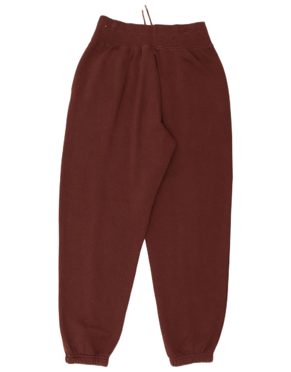 Nike Mujer Chándal Pantalones Joggers UK 10 Small Marrón Algodón