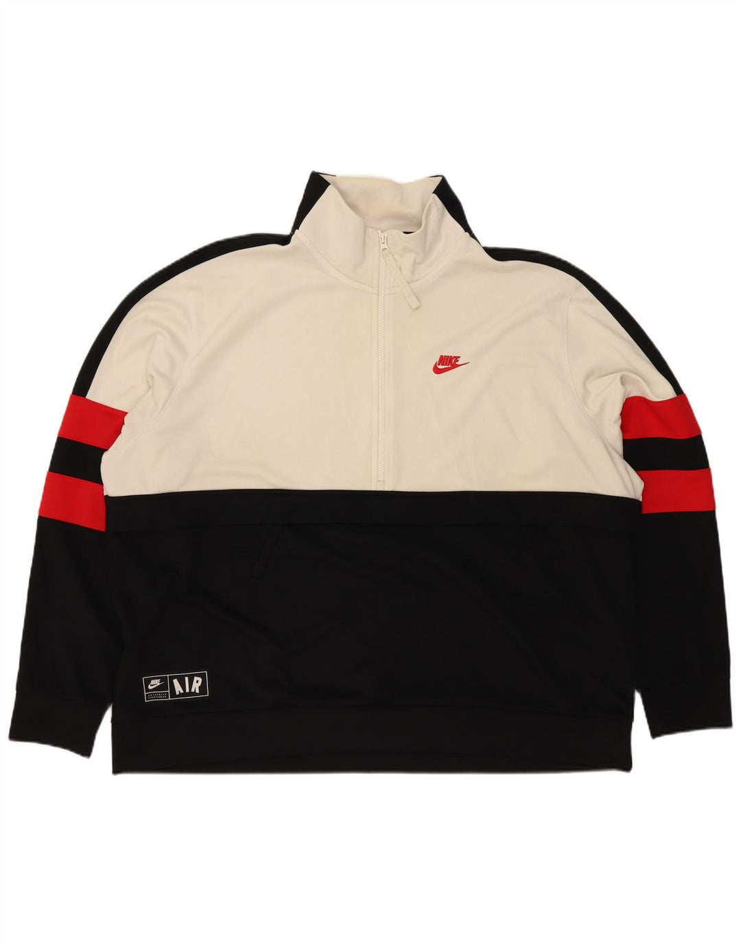 Nike - Sudadera con cremallera de 1/4 para hombre, talla 2XL, color negro, poliéster