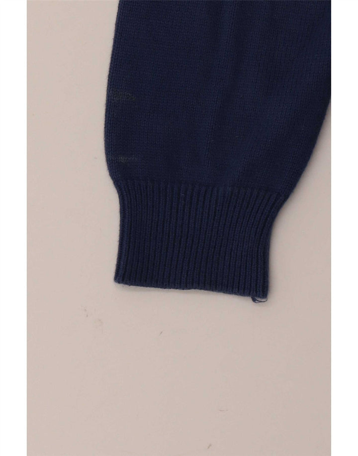 Gant Jersey con cuello en V para niños 7-8 años Azul Algodón