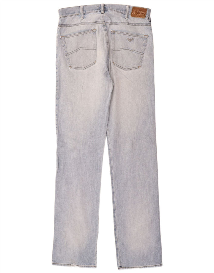 Vaqueros Armani Mujer Rectos W34 L35 Azul