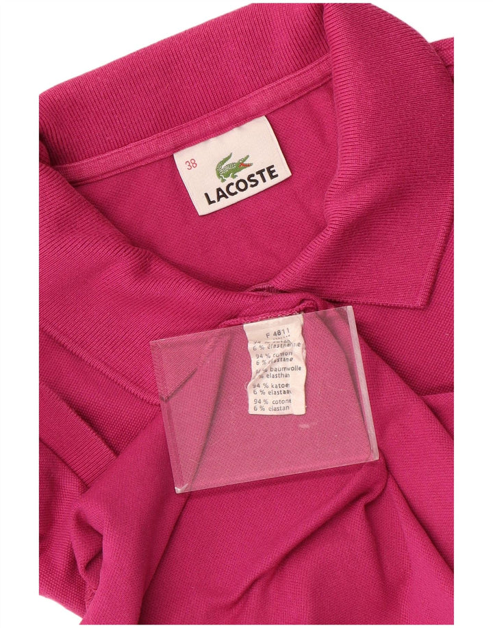 LACOSTE Polo de mujer talla 38 Algodón rosa medio