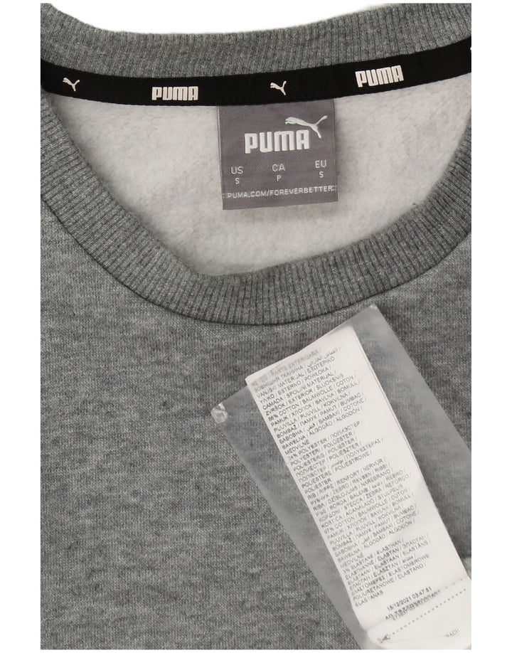 Sudadera Puma Hombre Jumper Small Gris Algodón