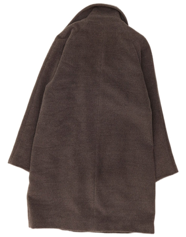 Marella Abrigo cruzado para mujer UK 44 Lana gris grande