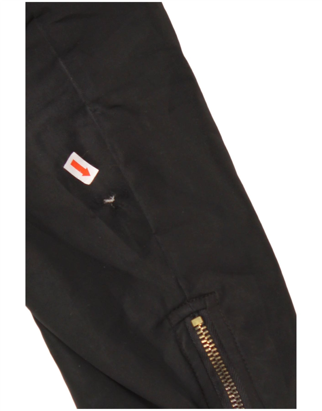 TRUSSARDI JEANS Abrigo cortavientos para mujer IT 44 Poliéster negro medio