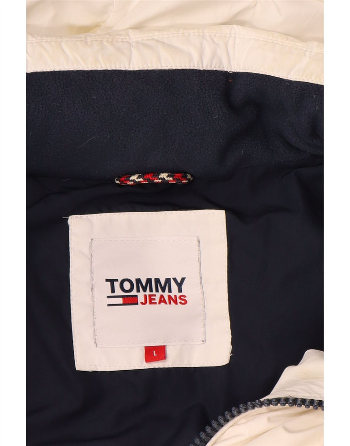 Tommy Hilfiger Chaqueta acolchada con gráfico para hombre Reino Unido 40 Grande Color blanco