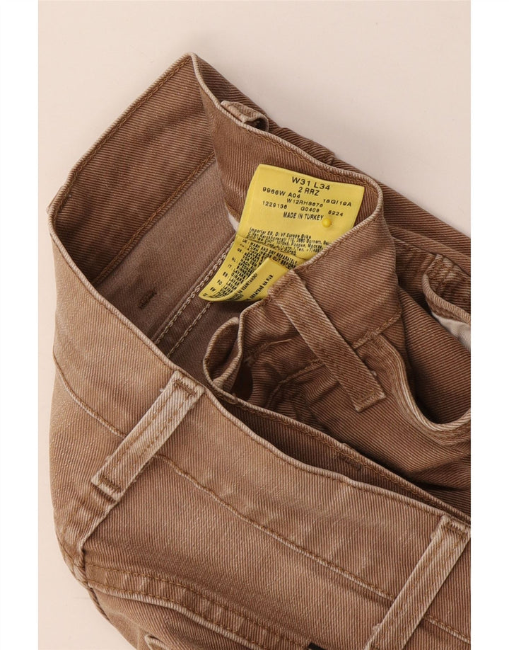 Vaqueros Wrangler Hombre Slim W31 L34 Algodón Marrón