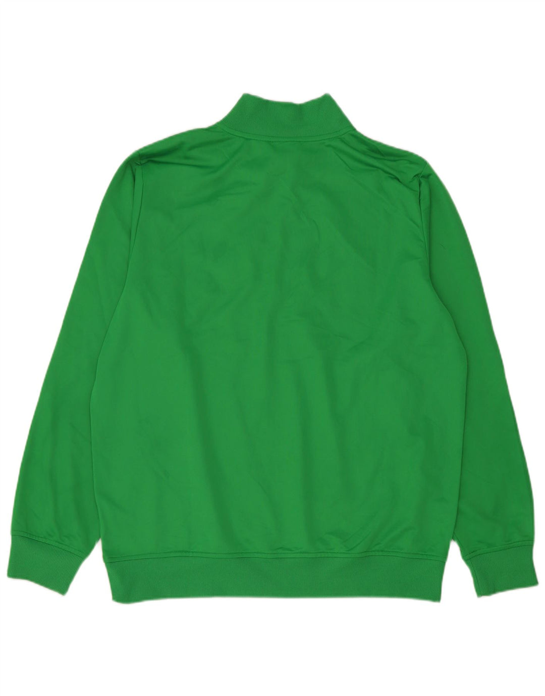 Umbro Hombre Graphic Zip Neck Sudadera Jumper Large Verde Poliéster