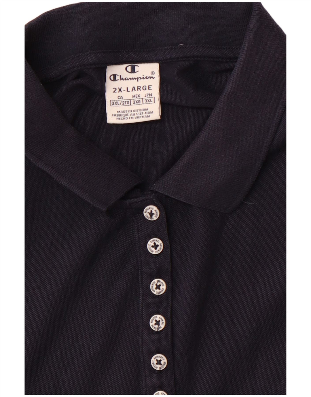 CHAMPION Polo para mujer UK 22 2XL Azul marino
