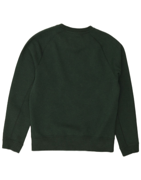 NIKE Hombre Sudadera Jumper Small Verde Algodón