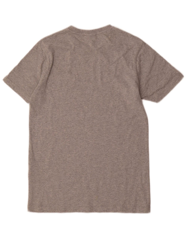 Ellesse Camiseta gráfica para hombre Top pequeño de algodón moteado gris