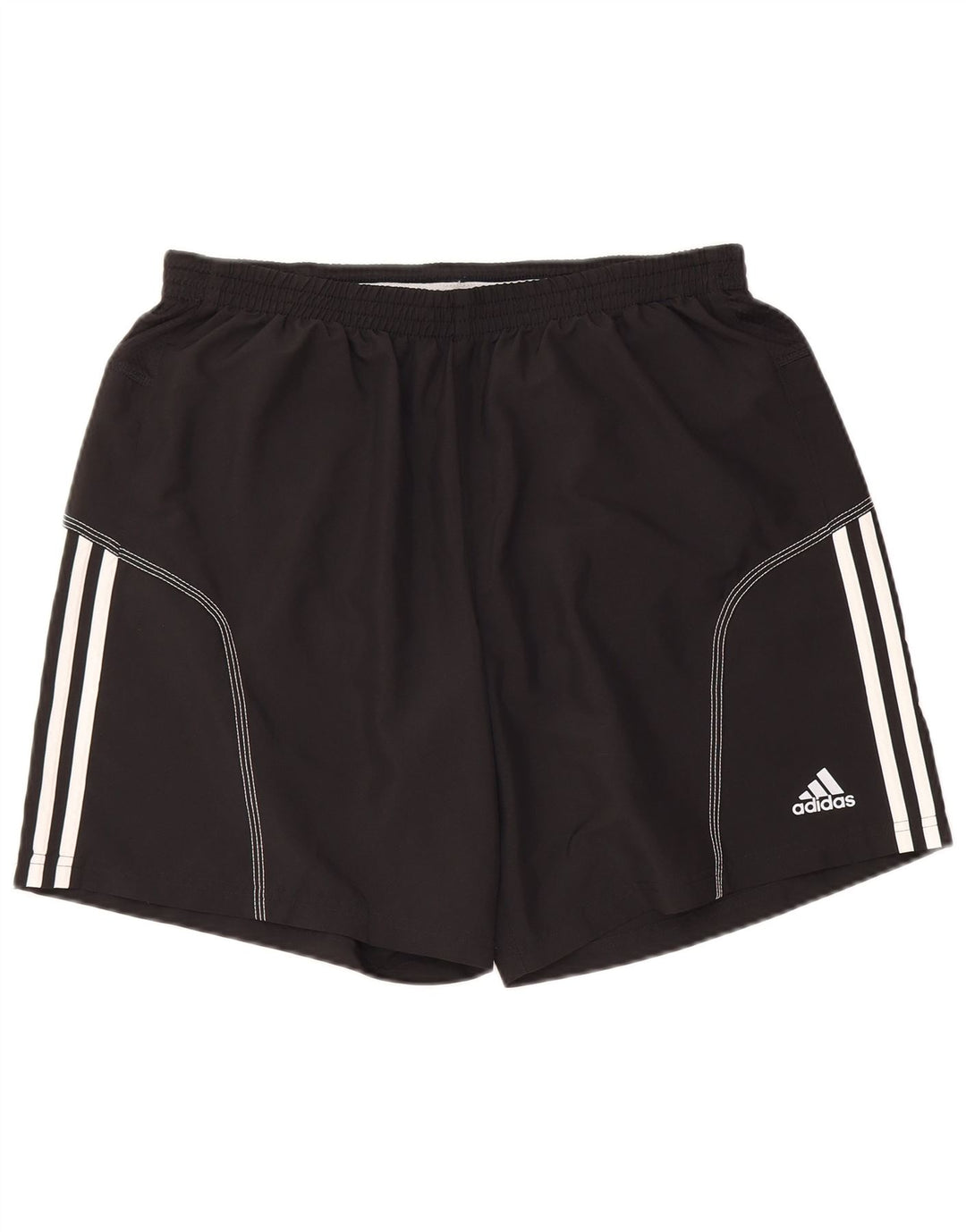 ADIDAS Pantalones cortos deportivos Climalite para hombre Poliéster negro grande