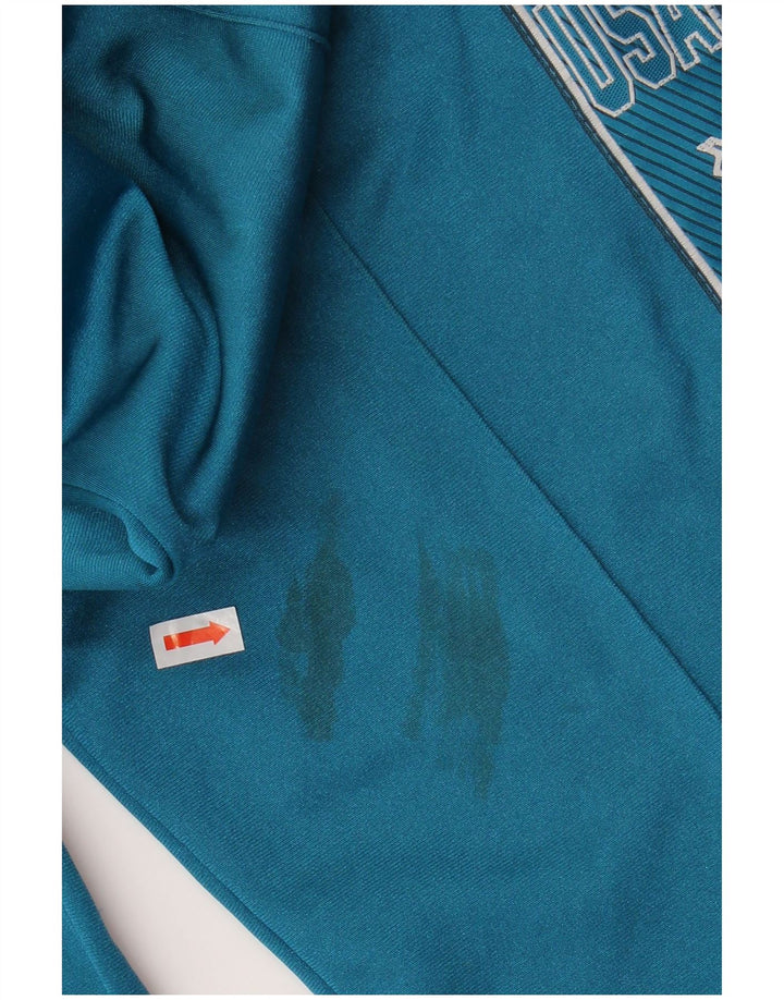 CHAMPION Pantalones de chándal con estampado gráfico para hombre azul pequeño