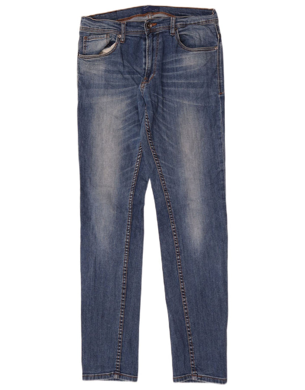 Zara Mens Slim Jeans EU 40 Medium W31 L32 Algodón Azul